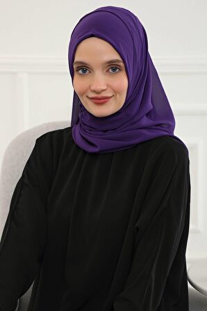 Klasik Tasarım Pratik Şifon Şal,PS-11