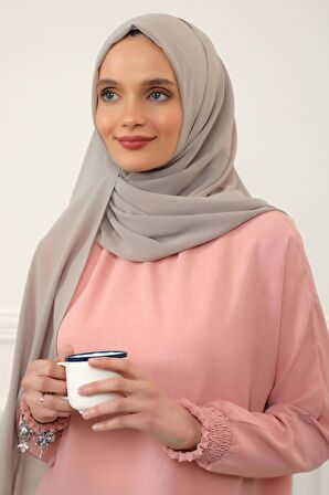 Klasik Tasarım Pratik Şifon Şal,PS-11