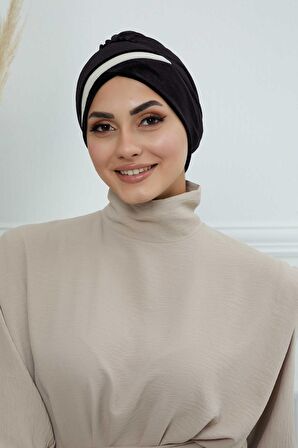 Çift Renkli Kadife Bone,B-23K