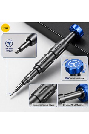 N6 Profesyonel Hassas Tamir Tornavidası Y Uçlu 0.6 Mm Telefon Ve Elektronik Onarım