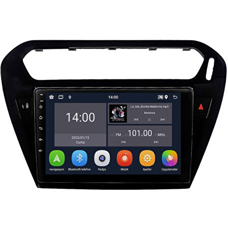 Citroen C-Elysee Android Multimedya Sistemi (2012-2024) CRV-4425XD