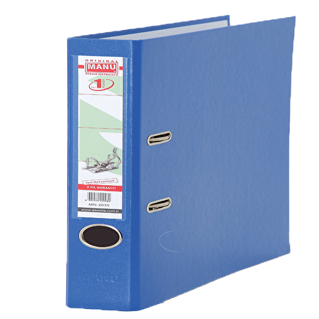 Manu Klasör Çakma Mekanizma Geniş Mavi 2030