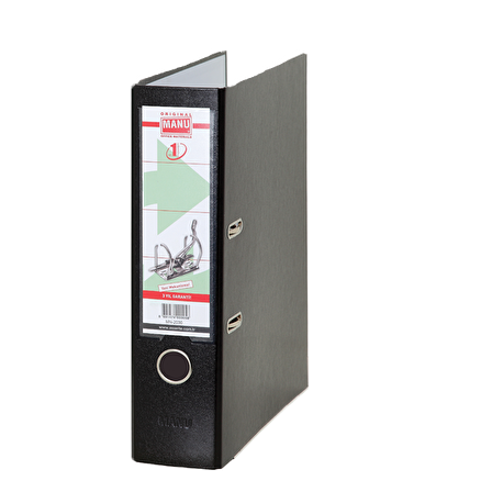Manu Klasör Çakma Mekanizma Geniş Siyah 2030