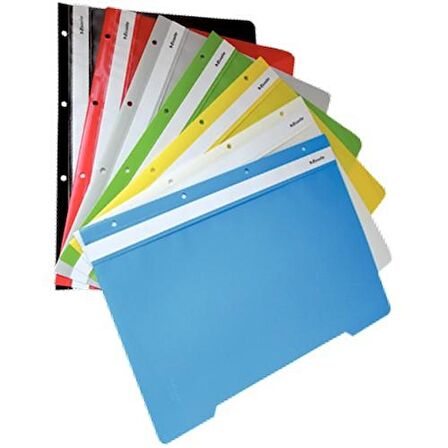 ESSELTE 4199 PLASTİK TELLİ DOSYA 50 Lİ GRİ