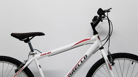 Dorello bisiklet 2600 model 26 jant bisiklet Şehir bisikleti Düz yol beyaz Bisiklet - Renk: Beyaz