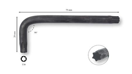 Ceta Form T30 Torx Allen (Alyan) Anahtar