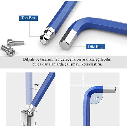 Ceta Form 4 mm L Topbaş Allen (Alyan) Anahtar