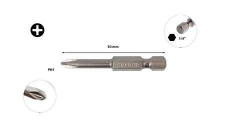 Ceta Form PH1 x 50 mm Yıldız Bits Uç CB/491