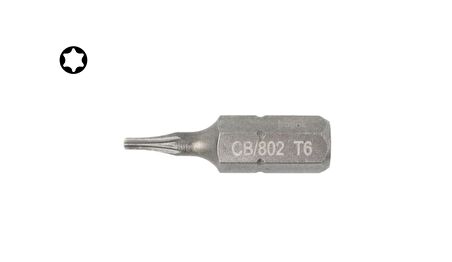 Ceta Form T6 x 25 mm Torx Bits Uç CB/802