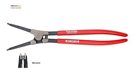 Ceta Form 310 mm Dış Segman Pensesi Düz Uçlu-Yaylı E65-44-0310