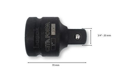 Ceta Form C81-91 1’’ Havalı Lokma Adaptörü