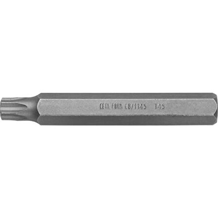 Ceta Form Cb/1150g Sıkıştırma Yuvalı Torx Bits Uç-uzun Tip T50