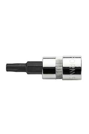 Ceta Form 1/4" 5 Köşe Delikli Torx Uçlu Lokma - Ipr15 X 37 Mm