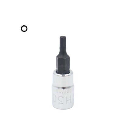 Ceta Form 3 mm 1/4” Girişli Allen Uçlu Lokma  C08S-H30 +++++
