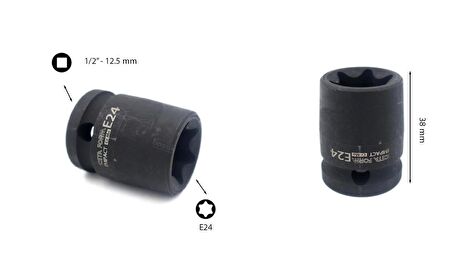 Ceta Form E24 1/2” Dişi Torx Havalı Lokma Anahtar C66-E24