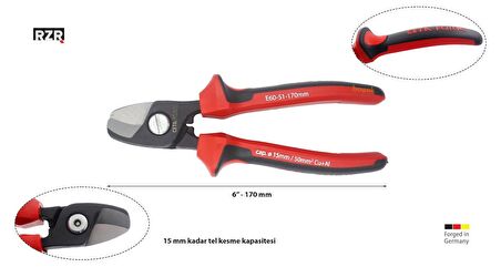 Ceta Form 170 mm RZR Serisi Kablo Kesici DuoTech Sap E60-51-0170