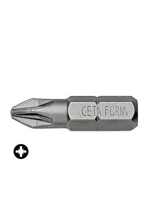 Ceta Form Cb352b 14" Pozidriv Bits Uç 50'li Pakette Pz2 X 25 Mm