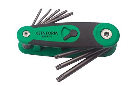 K99-F3-2\8 PRC. CAKI TIPI TORX ANAHTAR TAKIMI CETA