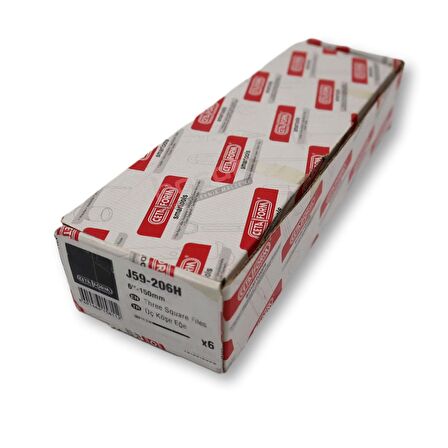 Ceta Üç Köşe Eğe Orta Diş 150 mm Ergonomik Saplı J59-206H