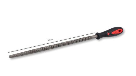 Ceta Yuvarlak Törpü Kalın Diş 300 mm Ergonomik Saplı 