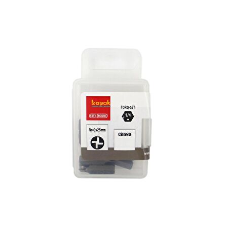 Ceta Form Torq-Set Uçlu No 0 x 25 mm Bits CB/860