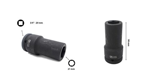 Ceta Form 21 mm Havalı Derin Lokma Anahtar C74-H21