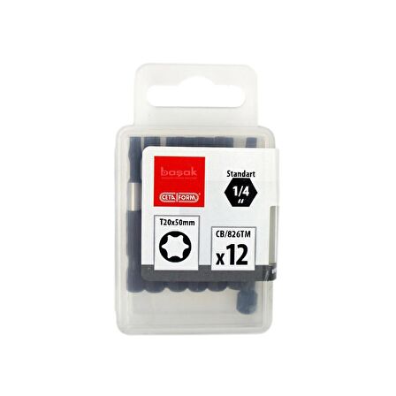 Ceta Form T20 50mm Darbeli Torx Bits Uç CB/826TM