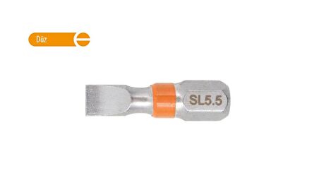 Ceta Form 5.5 x 25 mm Düz Bits Uç Renk Kodlu CB/612TC