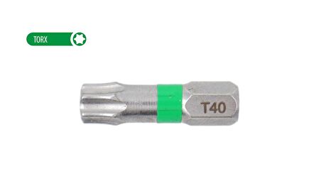 Ceta Form T40 x 25 mm Torx Bits Uç Renk Kodlu CB/812TC