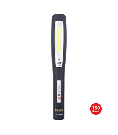 Ceta Form R10-MINI1 Şarjlı Led Mini Çalışma Lambası 150 Lumen 165 mm 