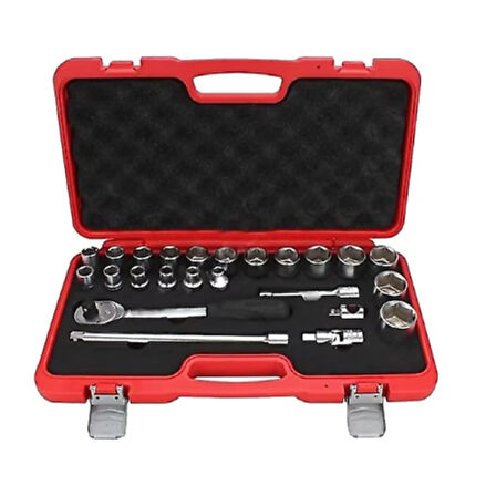 İzeltaş 1113 Lokma Anahtar Takımı 1/2' Altı Köşe 24 Parça – 1113002024