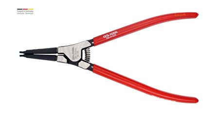 Ceta Form 225 mm Dış Segman Pensesi Düz Uçlu-Yaylı E65-44-0225