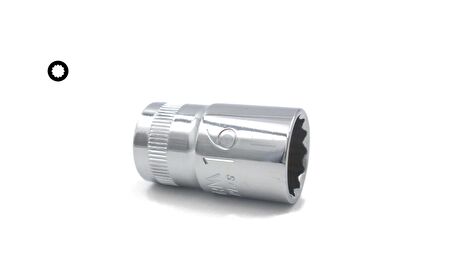 Ceta Form 16 mm 1/2” 12 Köşe Yıldız Lokma Anahtar C22-B16