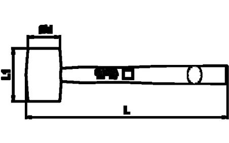 Ceta Form L16-50 Lastik Tokmak (50 mm)