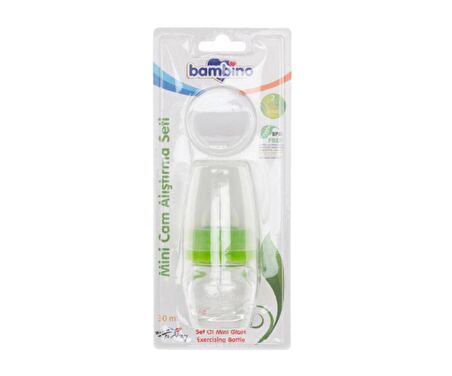 Bambino Mini Cam Alıştırma Bardağı 30 ml Yeşil 