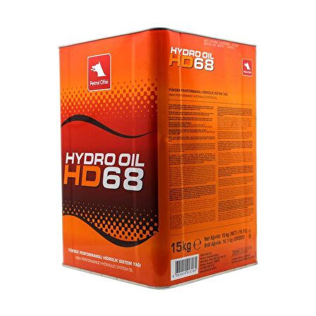 Petrol Ofisi Hydro Oil HD 68 15 Kg - Hidrolik Sistem Yağı