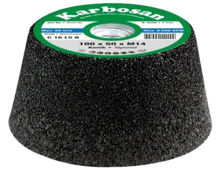 KARBOSAN KONİK TAŞ 100X50XM14 16 KUM 914200