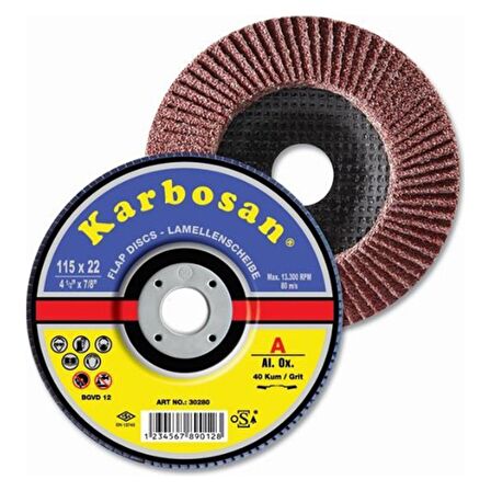 Karbosan Premium  Ao 115 Flap Disk Nk 40 - 982970