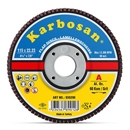 Karbosan Premium  Ao 115 Flap Disk Nk 60 - 982980