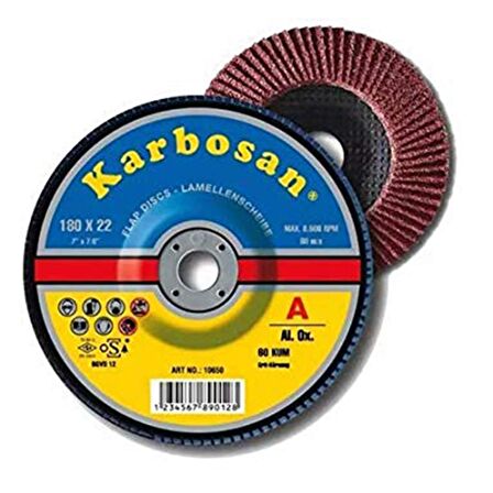 Karbosan Premium Ao 180 Flap Disk Nk 60 - 983220