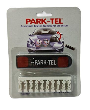 Park Tel Oto Cam Telefon Numaratörü Açılır-Kapanır