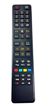 VESTEL LCD LED TV Kumanda Turuncu Tuşlu LCD-573