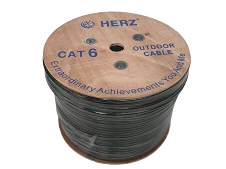 Herz 305mt Dış Ortam Outdoor CAT6 Kablo 23AWG