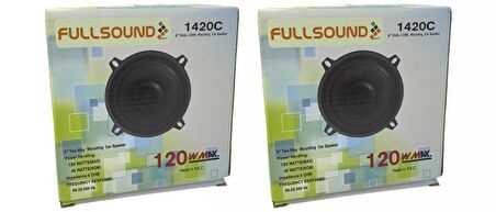 FullSound 13cm 120Watt Oto Hoparlör - 2Adet