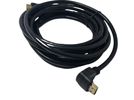 electroon 5mt HDMI Kablo 1.4V 90Derece Full HD1080P 3D