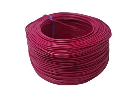 electroon 0.22mm Çok Telli Montaj Kablosu - 100mt Pembe