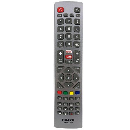 Sharp Netflix-Youtube Universal LCD-LED Tv Kumandası RM-L1589