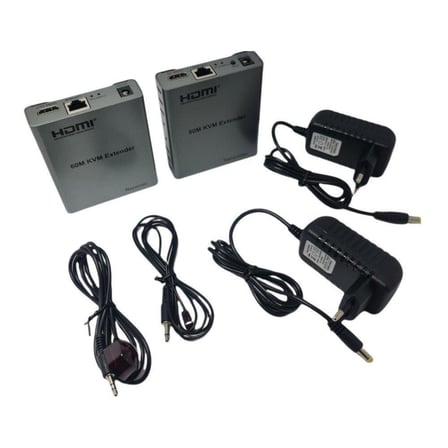 electroon 60Metre HDMI+USB+IR To Cat6 KVM Extender