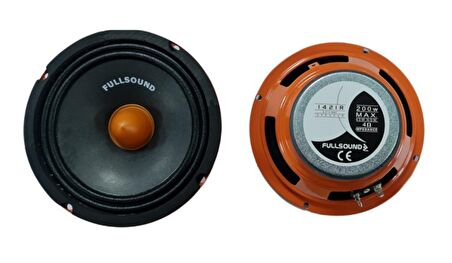 FullSound 200Watt 16cm Midrange Hoparlör Takım 2Adet