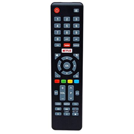 Botech Netflix Tuşlu LED TV Kumanda